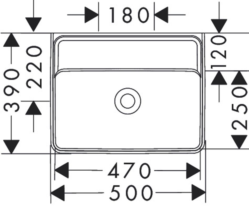 https://raleo.de:443/files/img/11eeea3e95b7d9b092906bba4399b90c/size_l/Hansgrohe-Xanuia-Q-Handwaschbecken-500-390-ohne-Hahnloch-und-Ueberlauf-SmartClean-Weiss-61145450 gallery number 1